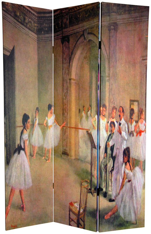 Degas' Dancers Art Print Screen (Canvas/Double Sided) - Spa & Bodywork Market