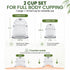 ZEN Body Cupping Set 1 Small 1 Large Cups