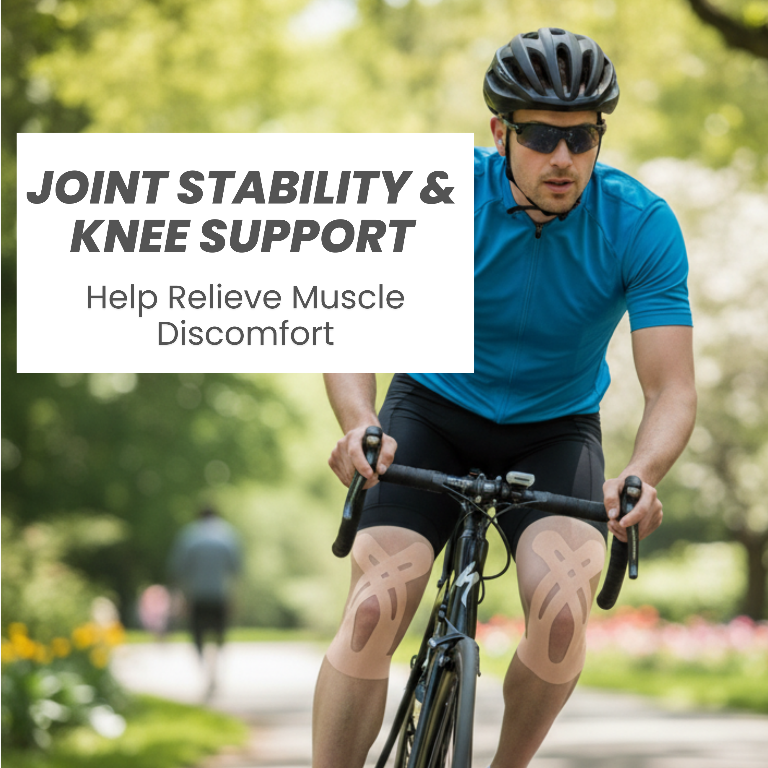 Tape N Go Precut Kinesiology Tape for Knee Support, 12 Pack - Massage King