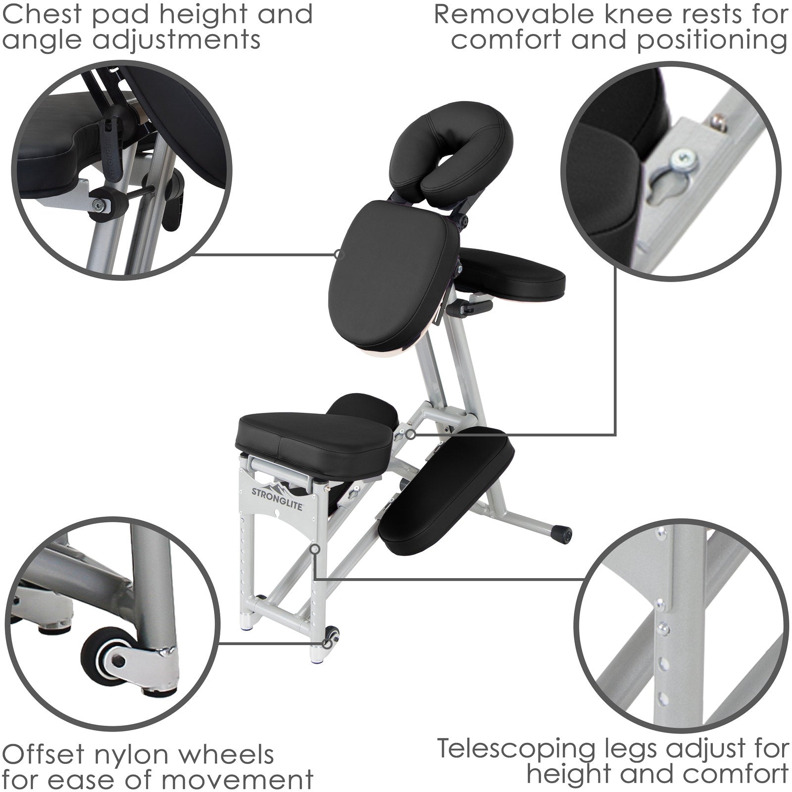 Stronglite Ergo Pro II Massage Chair Package