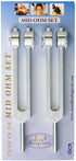 Mid Ohm Tuning Fork Set -  (136.1 HZ EA) - Practitioner Starter Set - Spa & Bodywork Market