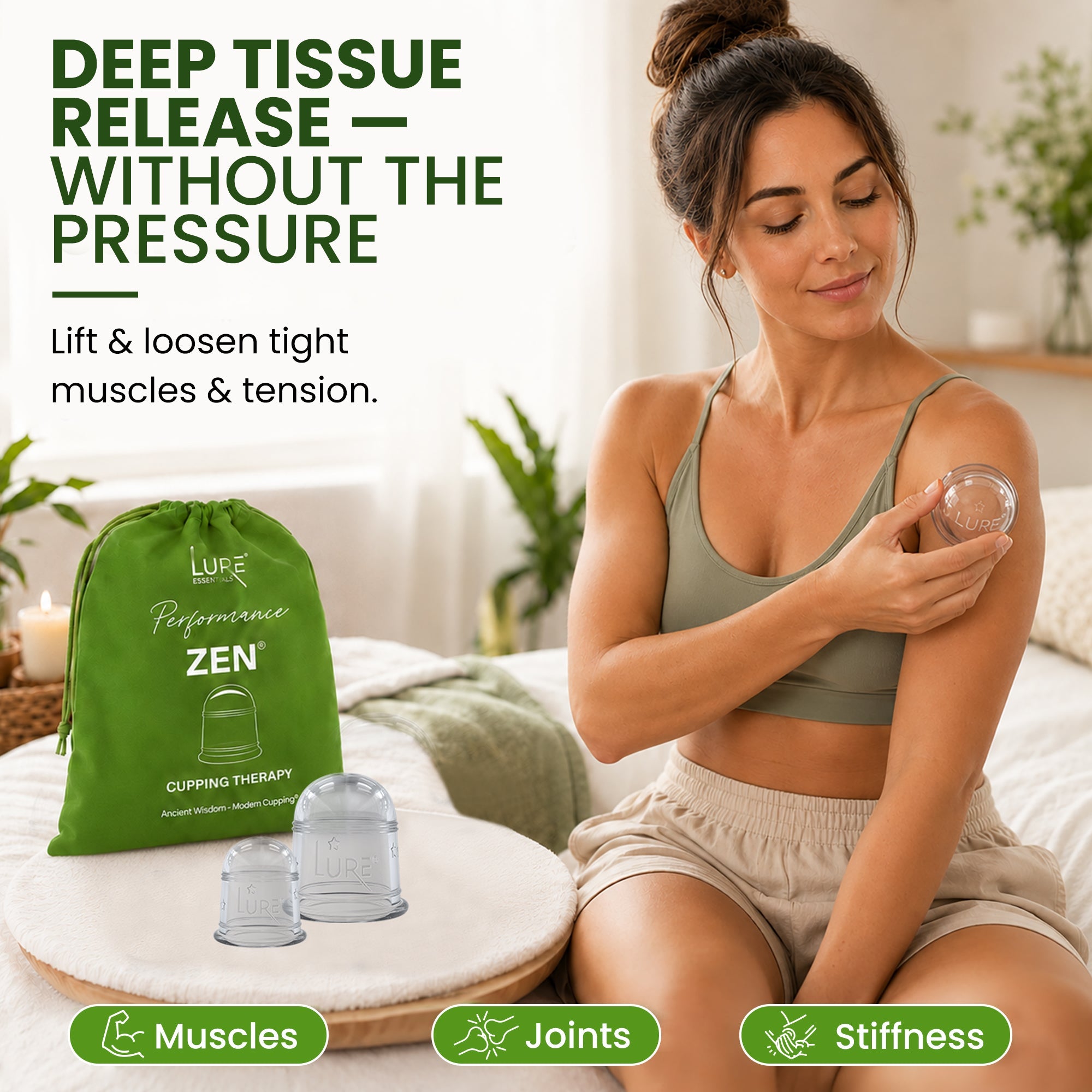 ZEN Body Cupping Set 1 Small 1 Large Cups