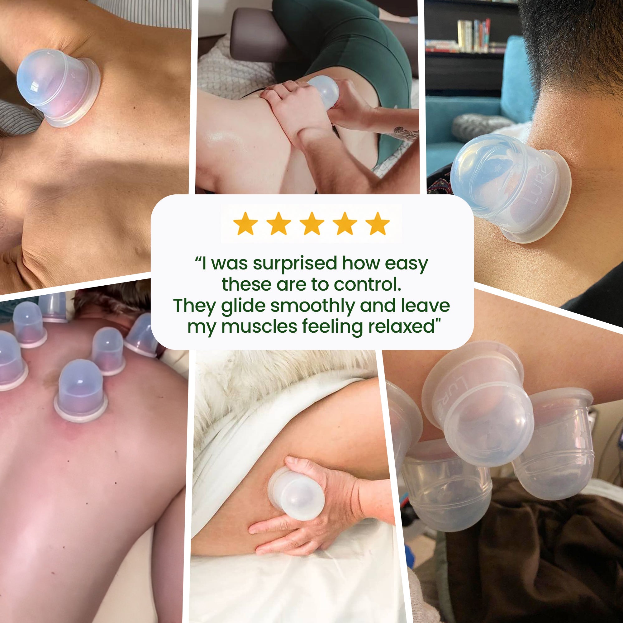 ZEN Cupping Therapy Set - 6 Cups