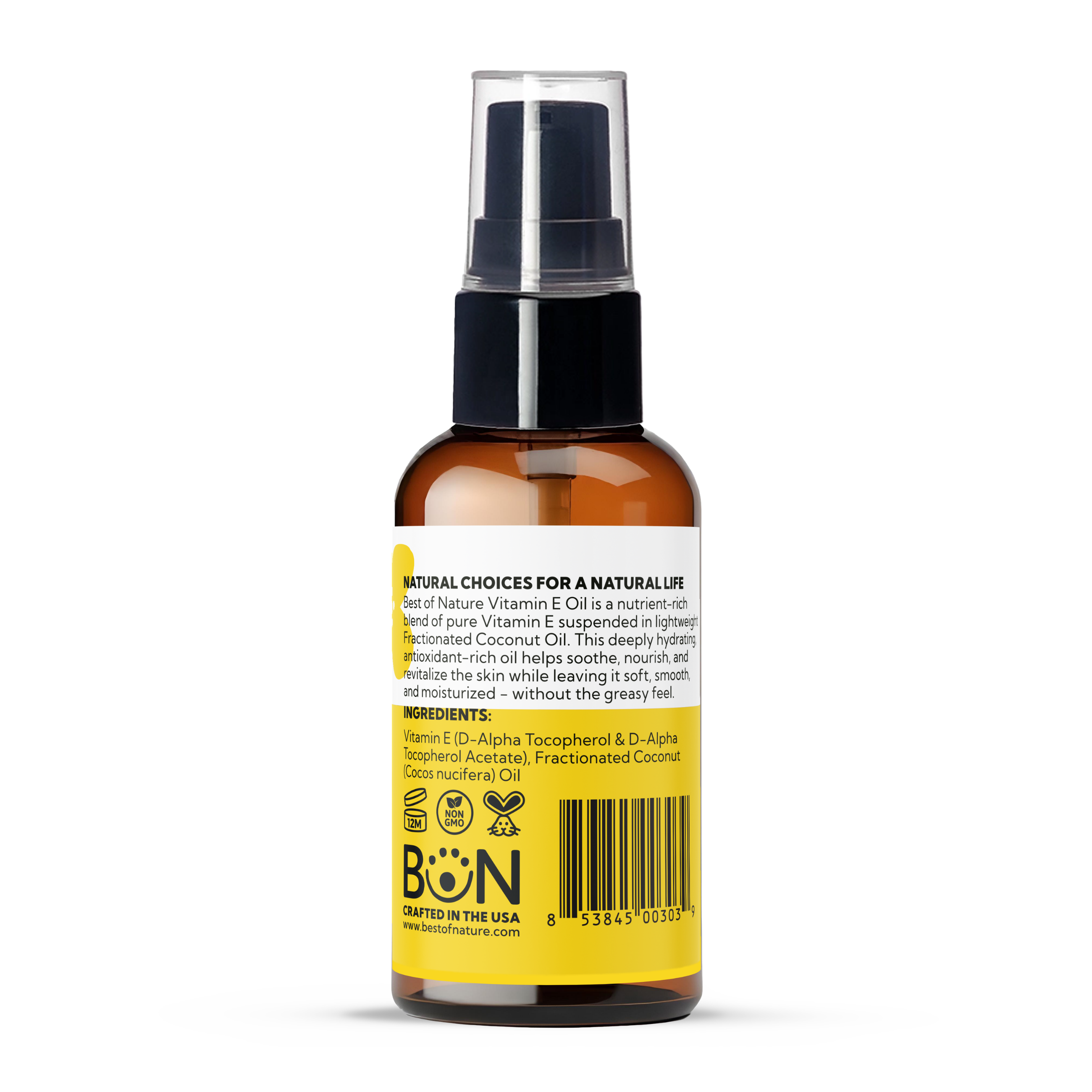 Best of Nature 100% Natural Vitamin E Oil - 28,000 IU