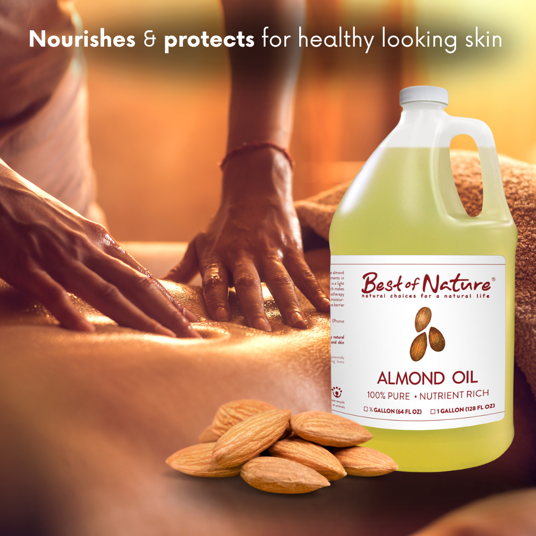 Best of Nature Almond Massage & Body Oil - 100% Pure