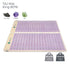 HealthyLine TAJ-Mat King 8076 Firm | Photon PEMF Split InfraMat Pro