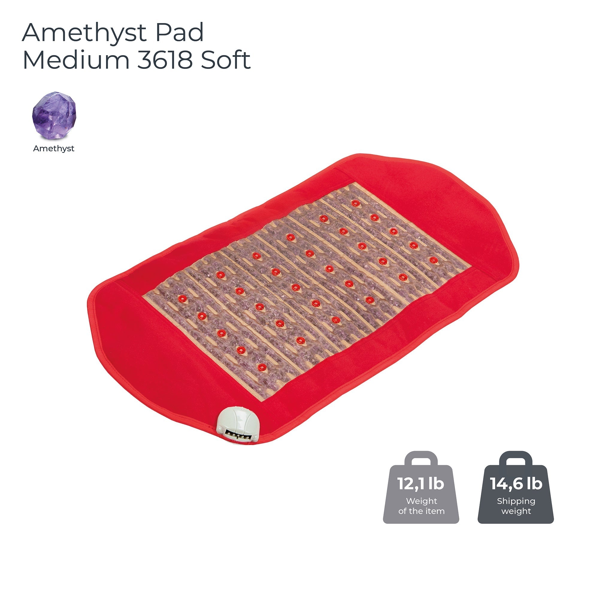 HealthyLine Amethyst Pad Medium 3618 Soft | Photon PEMF InfraMat Pro