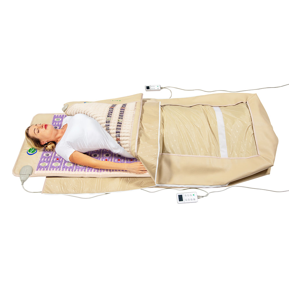 HealthyLine 360 Wrap Set TAJ (New Edition) & SOFT Pro PLUS 7428 | Photon PEMF InfraMat Pro