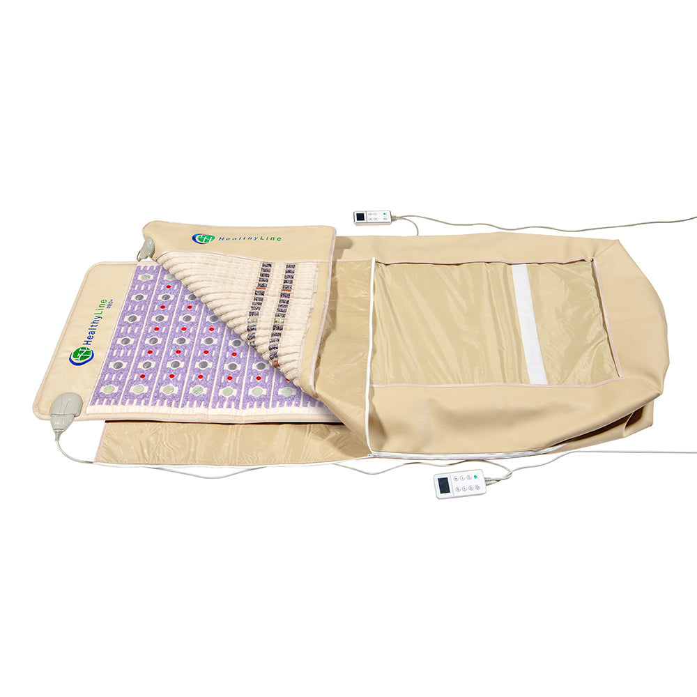 HealthyLine 360 Wrap Set TAJ (New Edition) & SOFT Pro PLUS 7428 | Photon PEMF InfraMat Pro