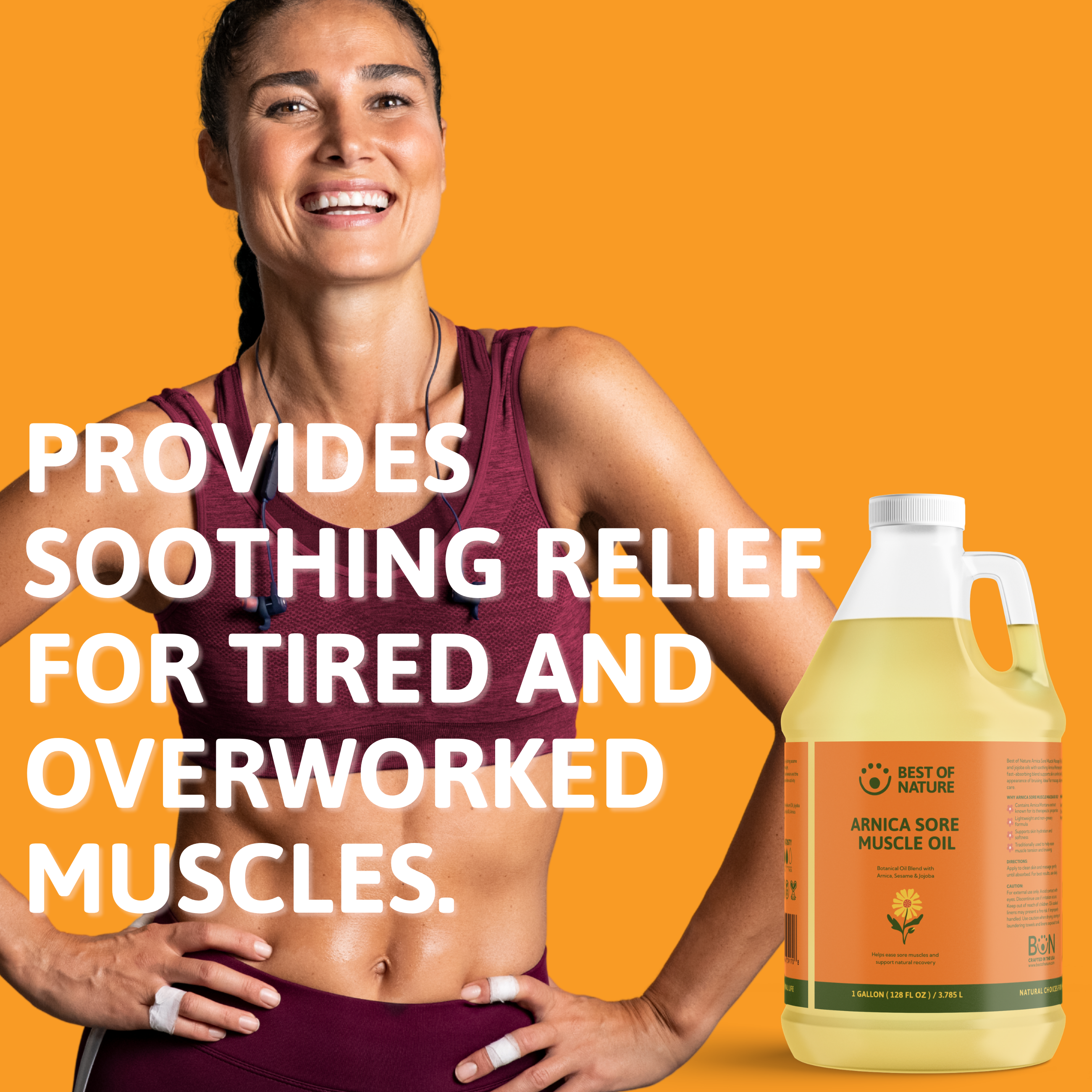 Best of Nature Therapeutic Arnica Sore Muscle Massage & Body Oil (formerly Arnica Blend)