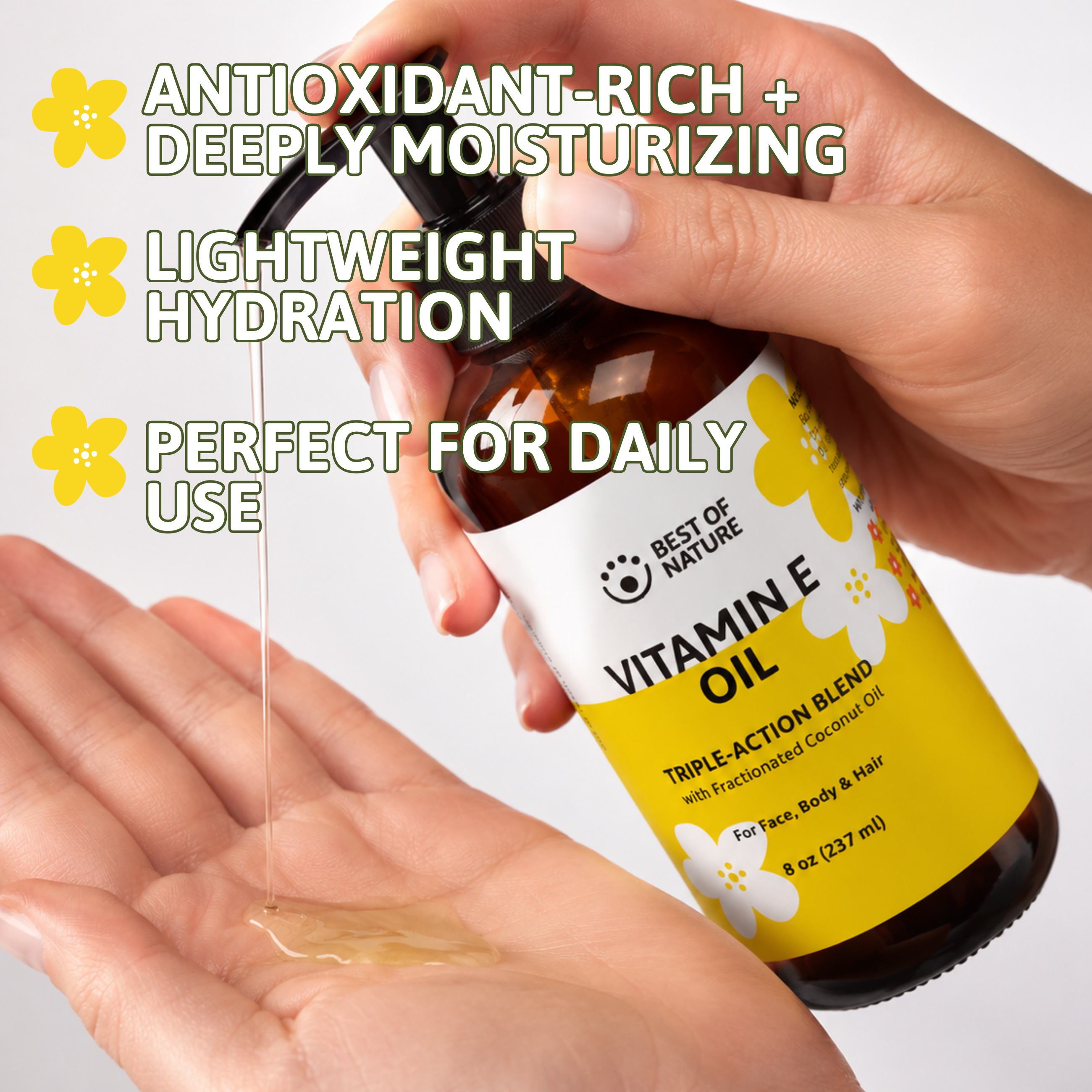 Best of Nature 100% Natural Vitamin E Oil - 28,000 IU