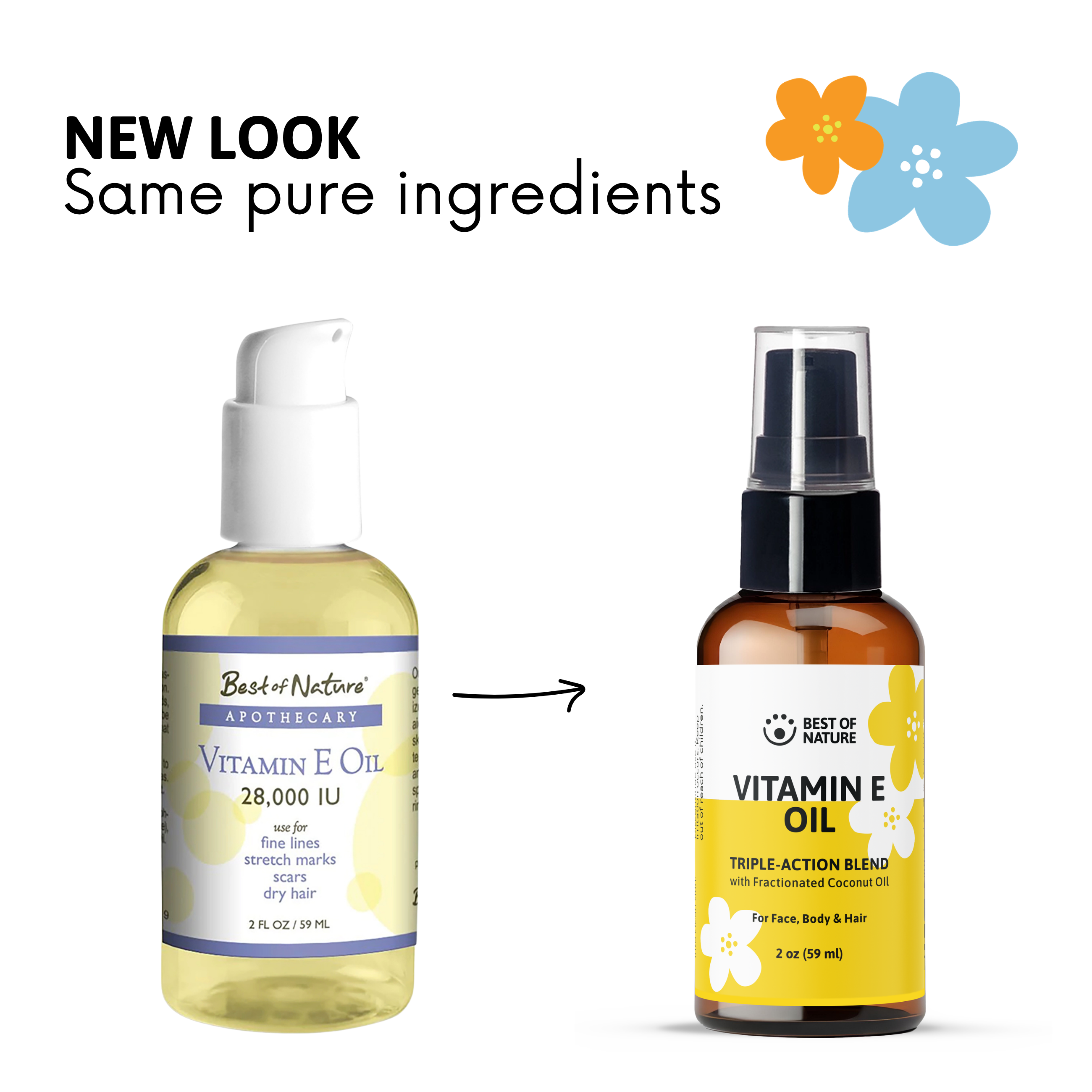 Best of Nature 100% Natural Vitamin E Oil - 28,000 IU