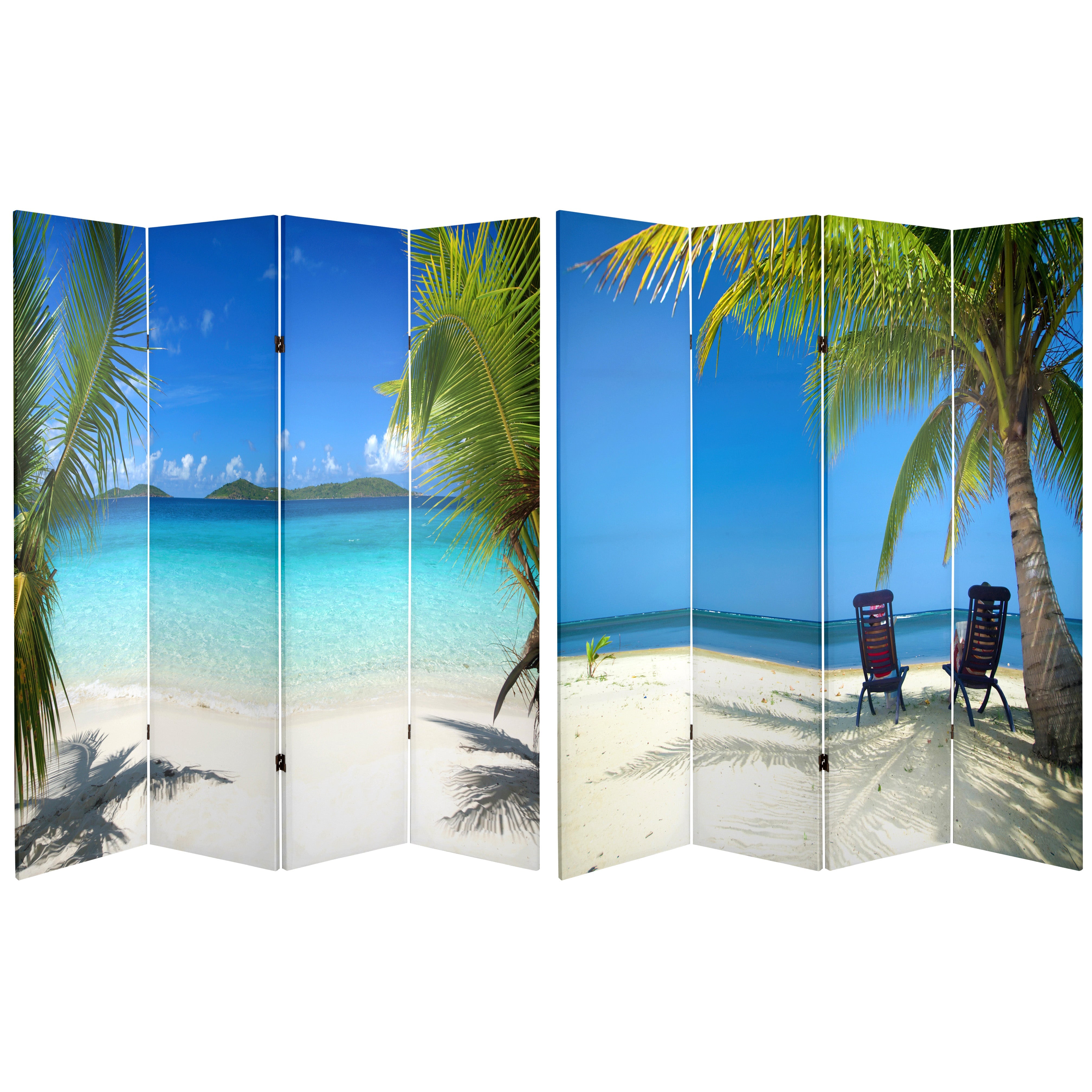 Beach Art Print Screen (Canvas/Double Sided) - Spa & Bodywork Market