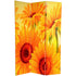 Sunflowers and Poppies Art Print Screen (Canvas/Double Sided) - Spa & Bodywork Market