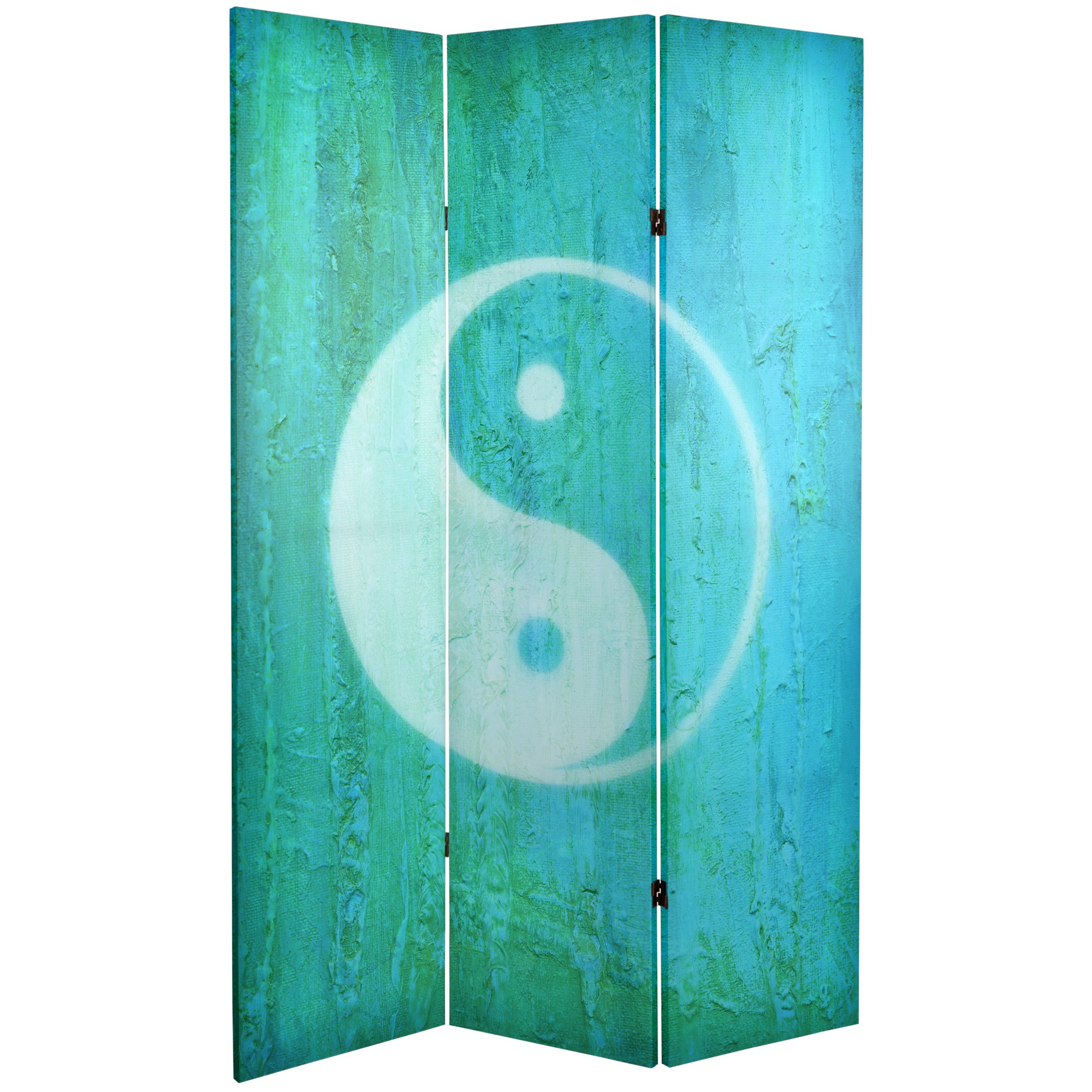 Yin Yang/Om Art Print Screen (Canvas/Double Sided) - Spa & Bodywork Market