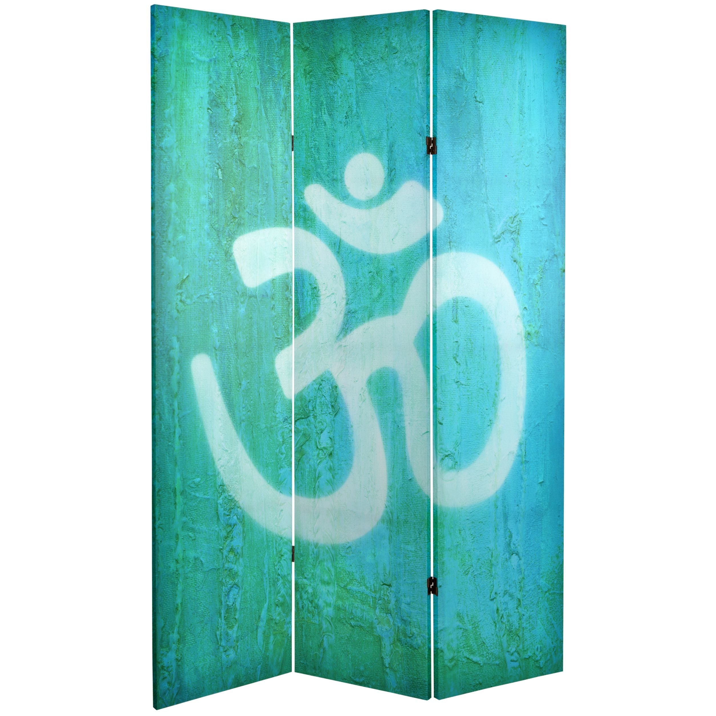 Yin Yang/Om Art Print Screen (Canvas/Double Sided) - Spa & Bodywork Market