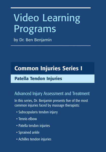 Common Injuries Orthopedic Massage Series 6 Video DVD Set - Ben Benjamin