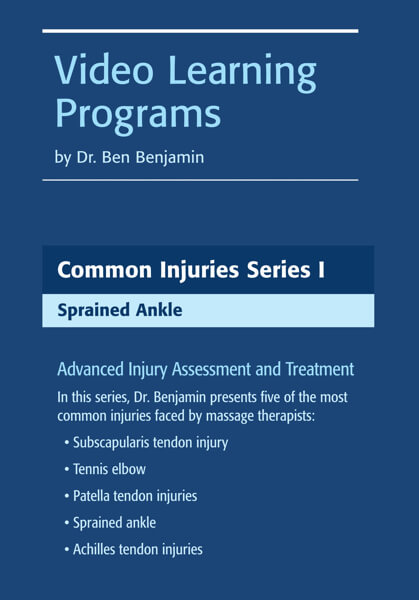 Common Injuries Orthopedic Massage Series 6 Video DVD Set - Ben Benjamin