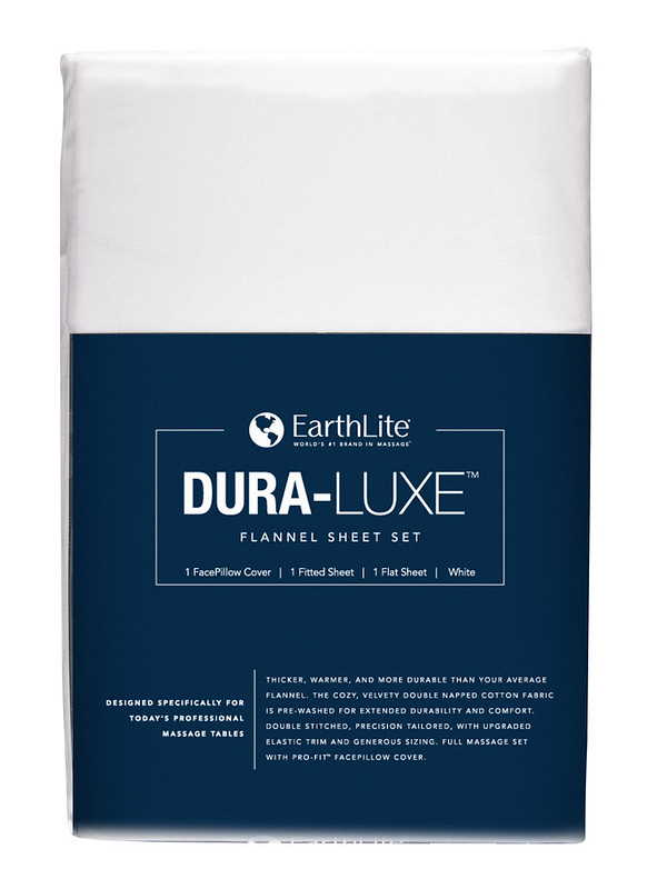 Dura Luxe 3 Piece Cotton Flannel Massage Table Sheet Set - EarthLite