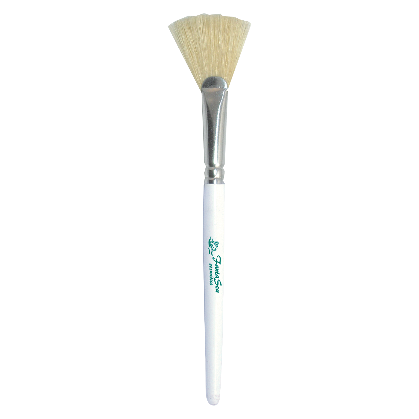 Facial Treatment  and Cosmetic Brush - Boar Bristle, 1.5" Fan