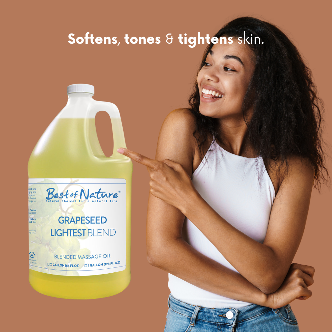 Best of Nature Ultra-Light (formerly Grapeseed Lightest Blend) Massage & Body Oil