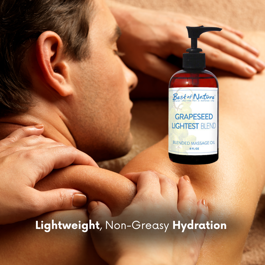 Best of Nature Ultra-Light (formerly Grapeseed Lightest Blend) Massage & Body Oil
