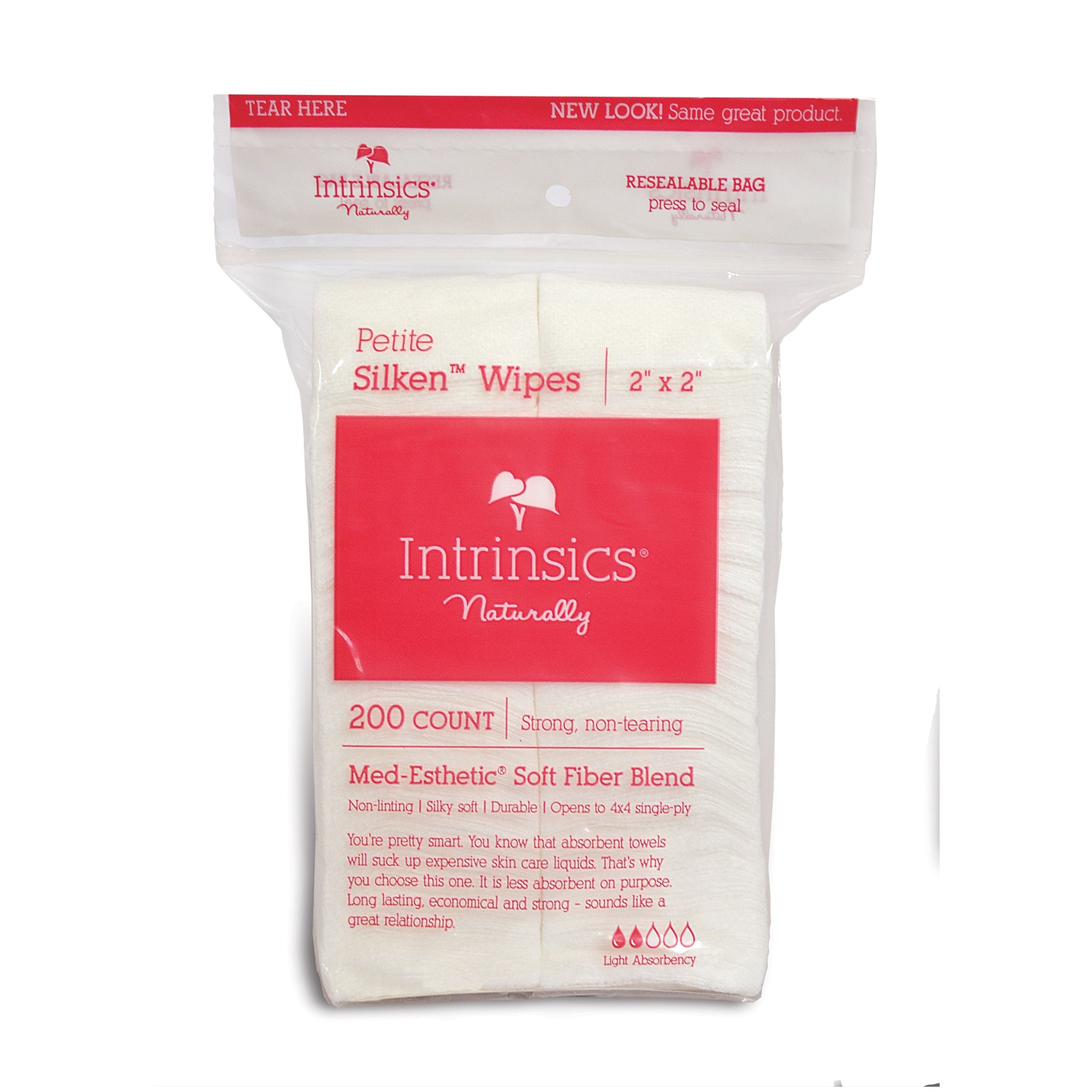 Petite Silken Non-Woven 2" x 2" Wipes - Spa & Bodywork Market