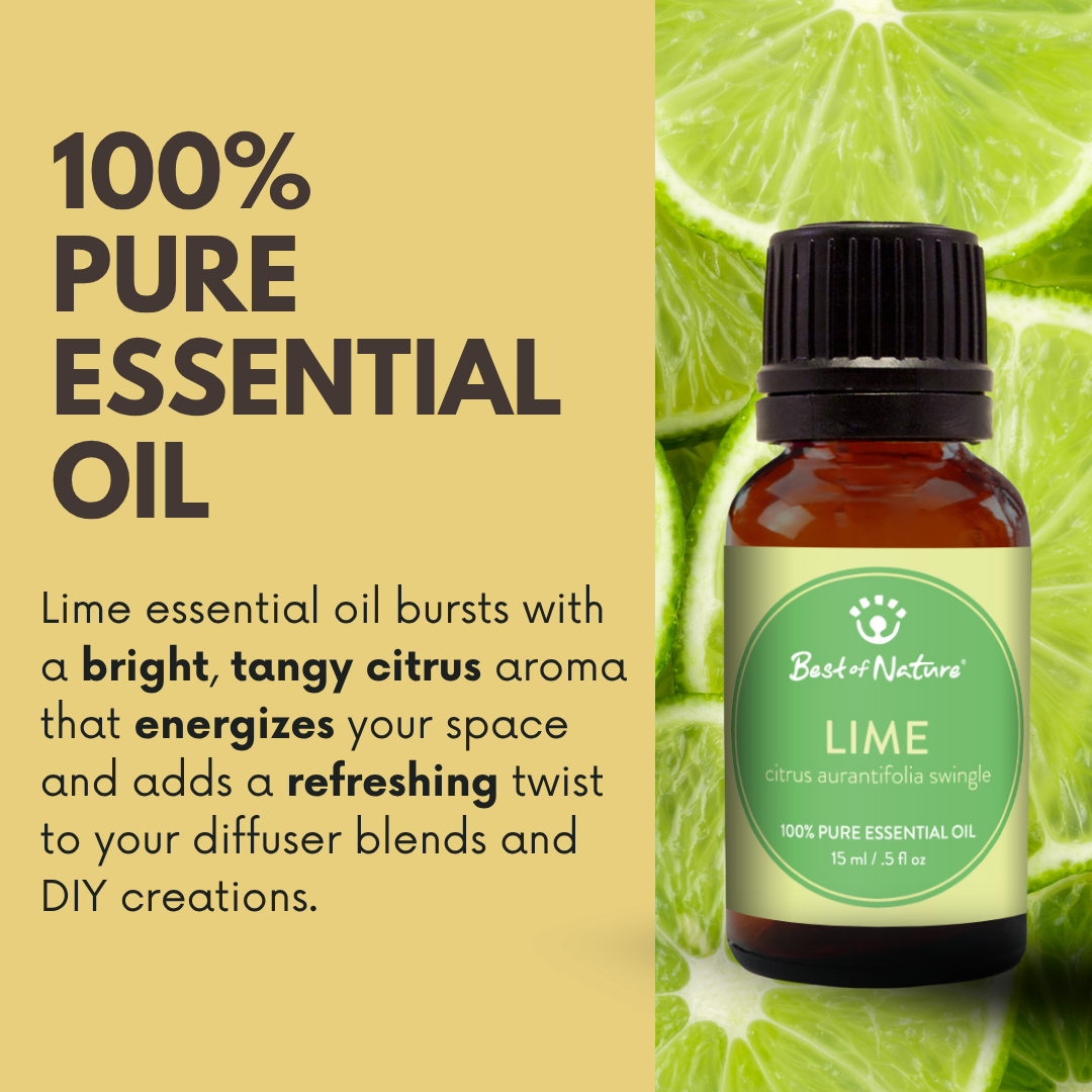 Best of Nature Lime Essential Oil - 100% Pure
