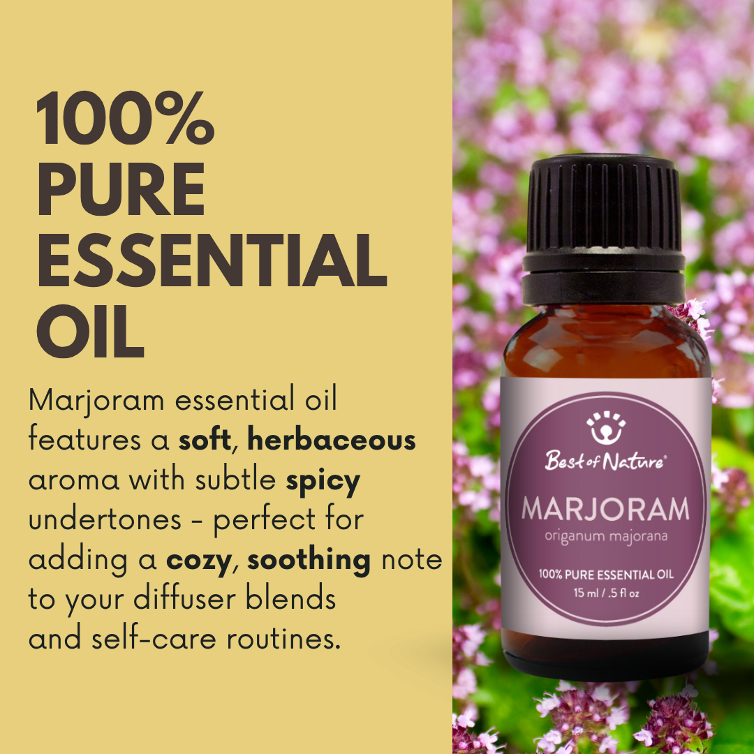 Best of Nature Marjoram Essential Oil - 100% Pure