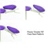 Double Tilt Face Rest & Cushion for Pisces Massage Tables & Chairs