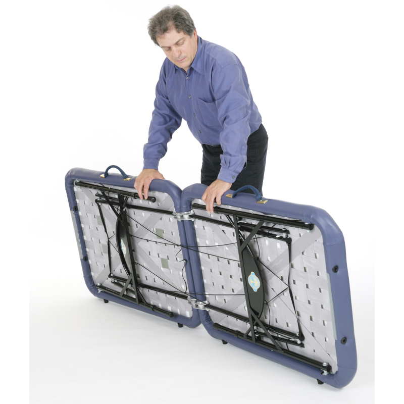 New Wave II Lite Massage Table w Foam Upgrade and Ultra Leather - Pisces - Massage King