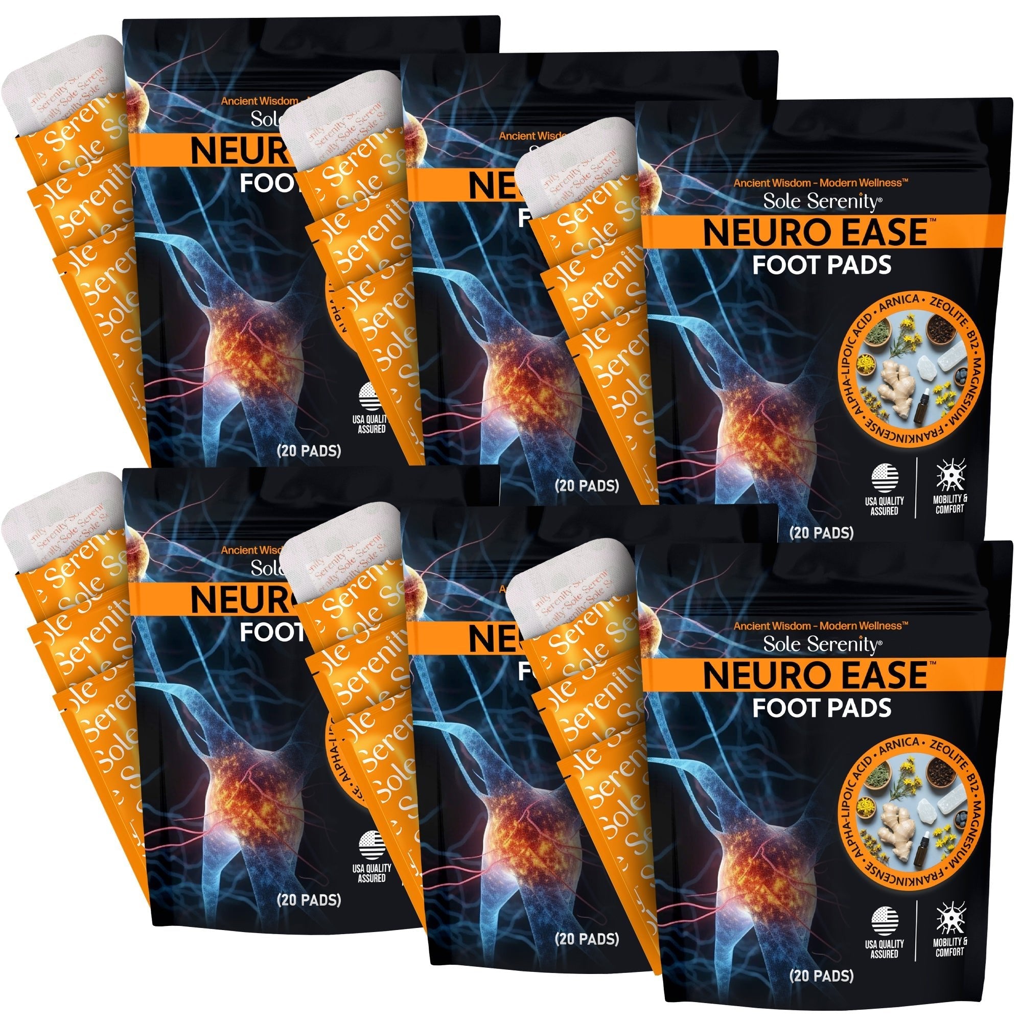 Neuropathy Nerve Discomfort Support Pads