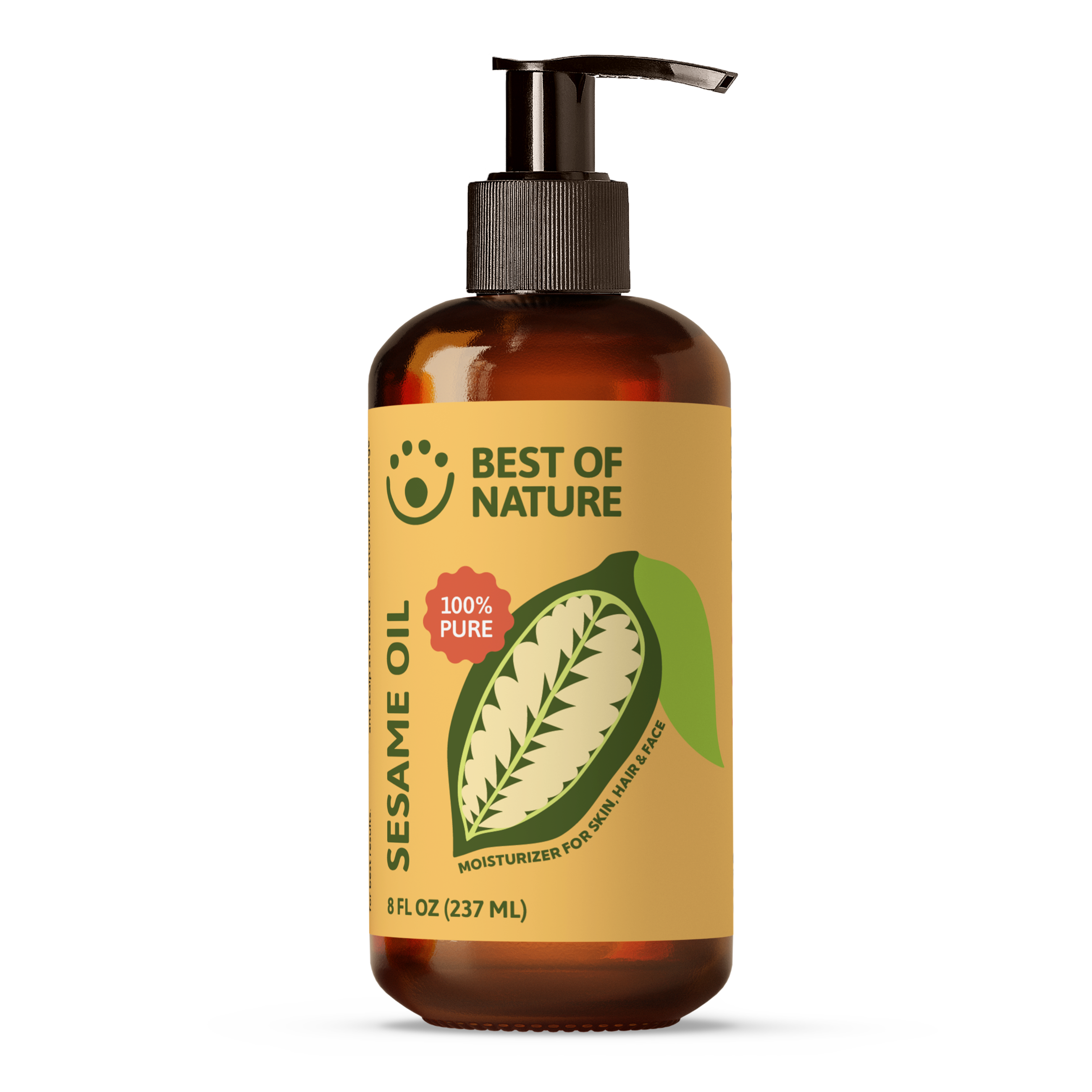 Best of Nature Sesame Massage & Body Oil - 100% Pure