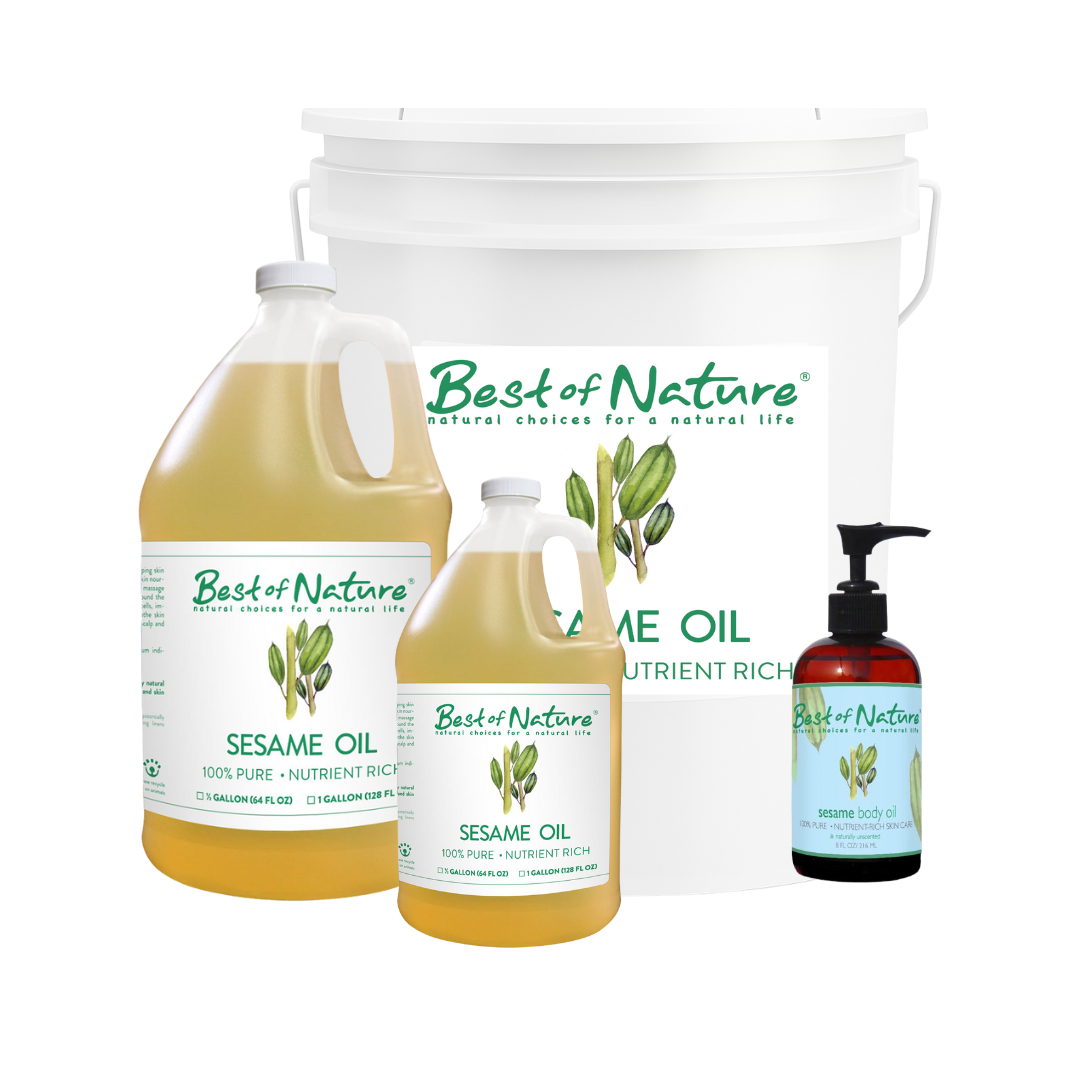Best of Nature Sesame Massage & Body Oil - 100% Pure