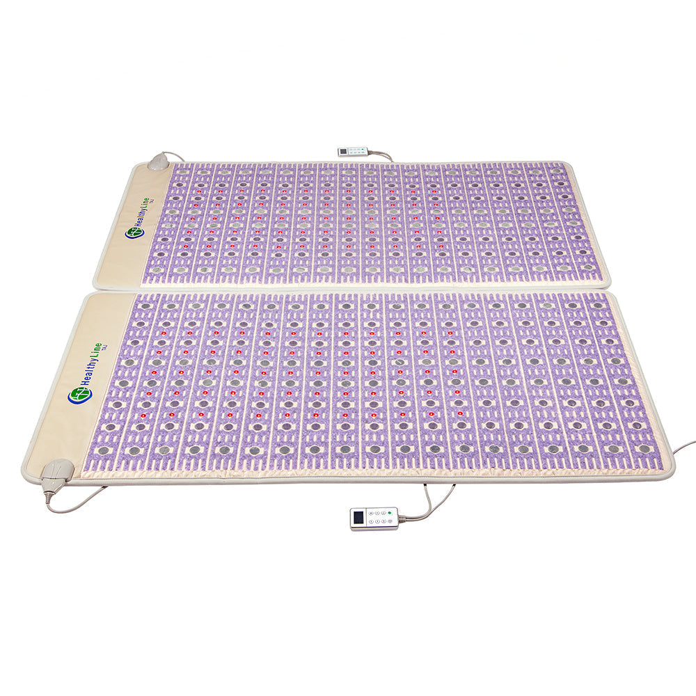 HealthyLine TAJ-Mat King 8076 Firm | Photon PEMF Split InfraMat Pro