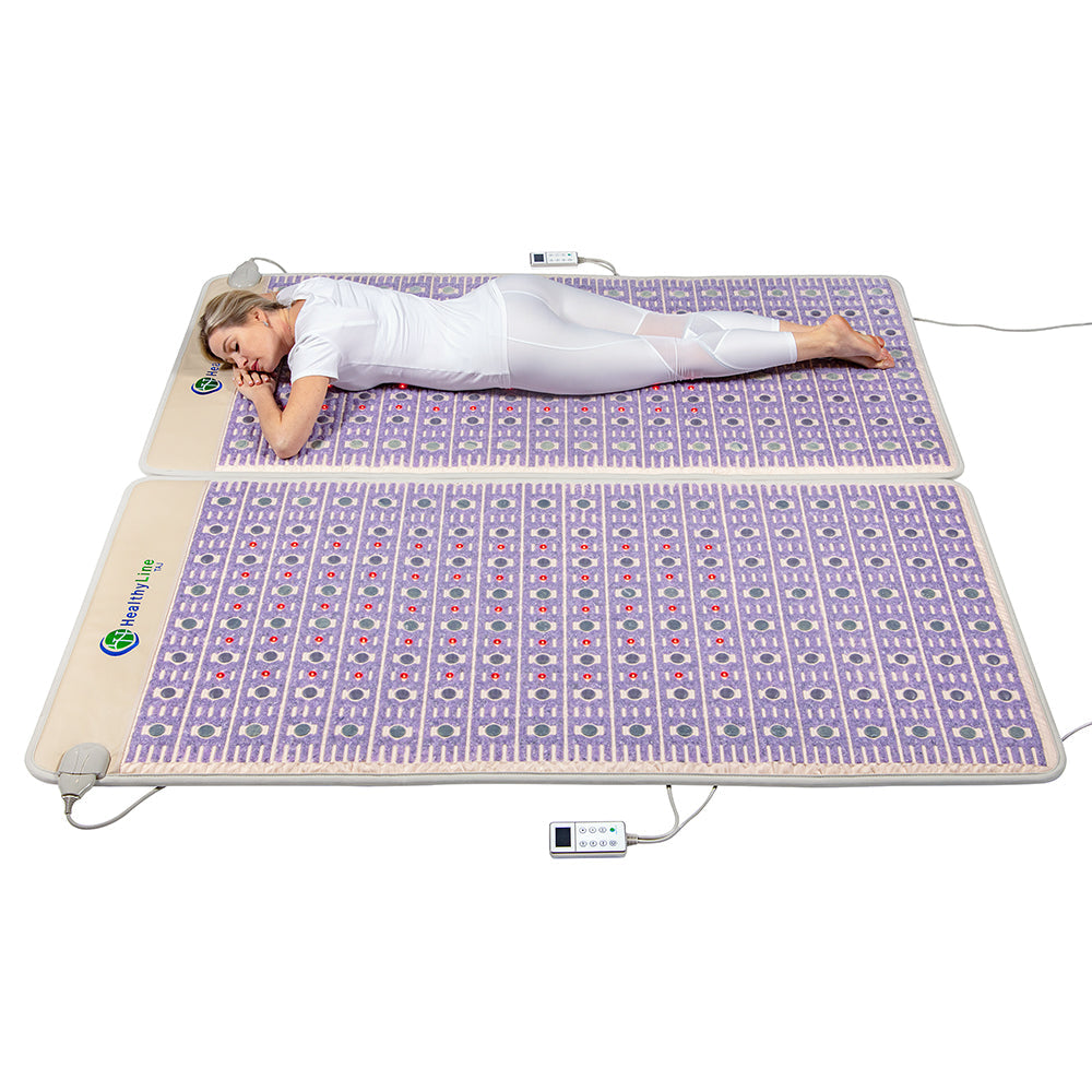 HealthyLine TAJ-Mat King 8076 Firm | Photon PEMF Split InfraMat Pro