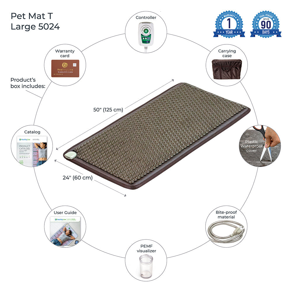 HealthyLine Pet-Mat T Large 5024 Firm | PEMF InfraMat Pro