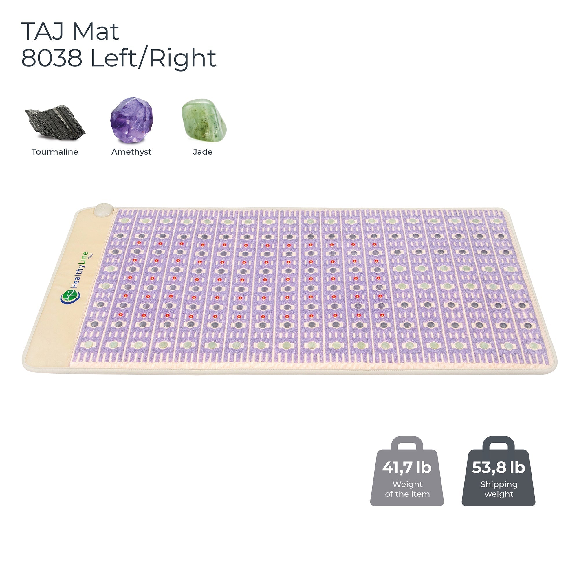 HealthyLine TAJ-Mat Extra Large 8038 Firm | Photon PEMF (Left) InfraMat Pro