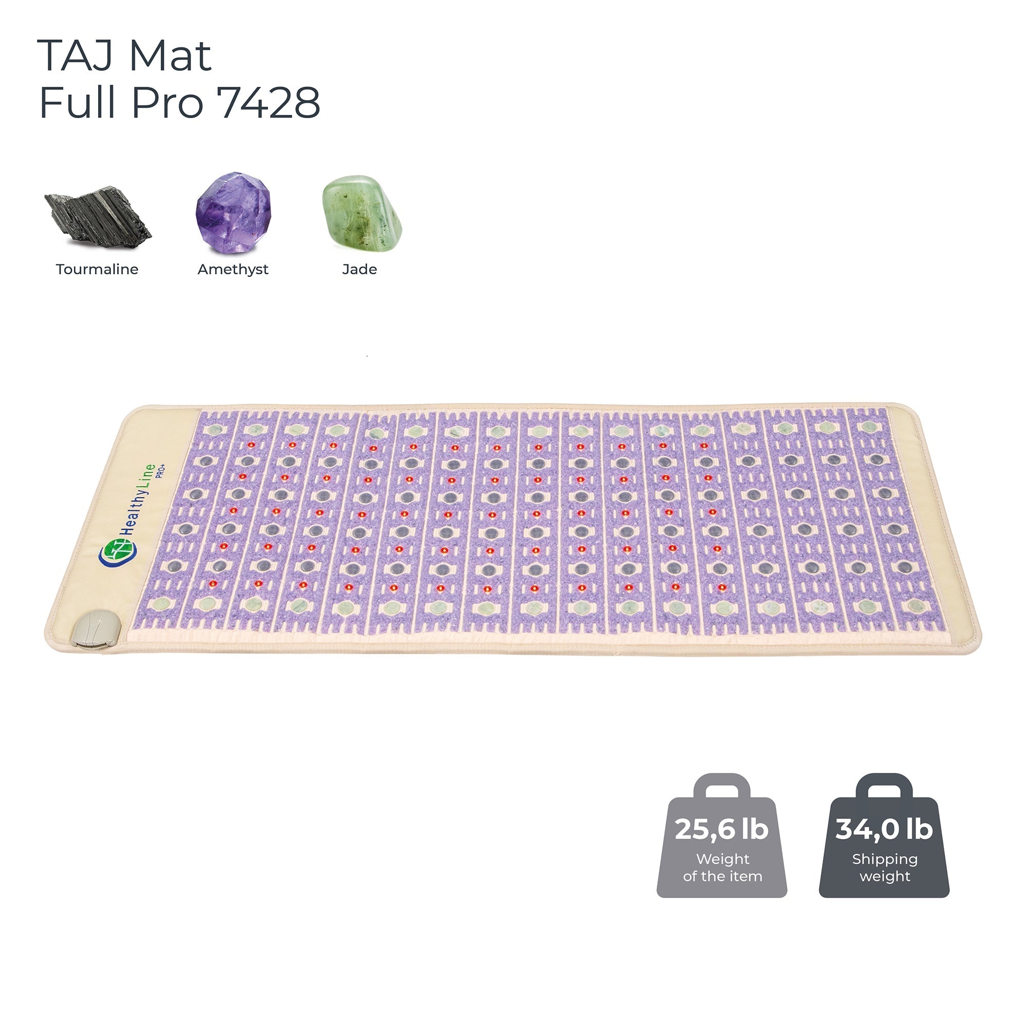 HealthyLine TAJ-Mat Full Pro PLUS 7428 Firm | Photon PEMF InfraMat Pro