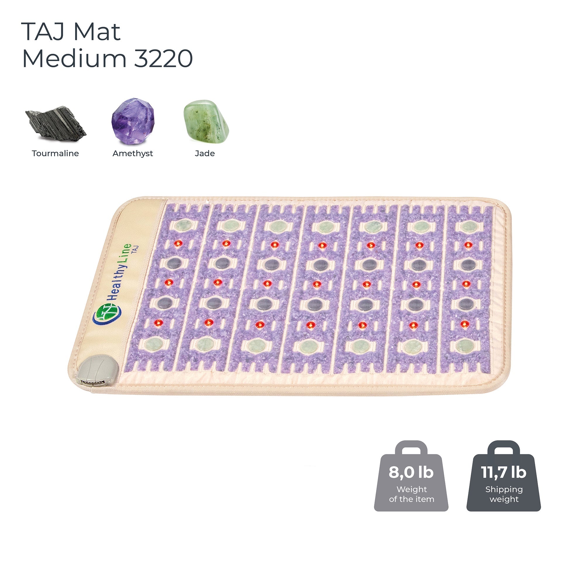 HealthyLine TAJ-Mat Medium 3220 Firm | New Edition | Photon PEMF InfraMat Pro