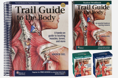 Books of Discovery Trail Guide to the Body. Texbook Student Workbook and Anatomy Flash Card Set.