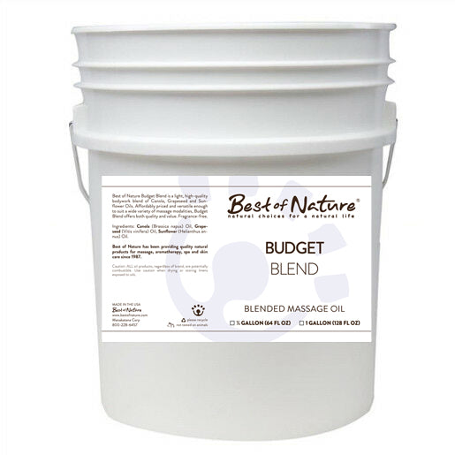 Budget Blend Massage and Body Oil  5 gallon pail