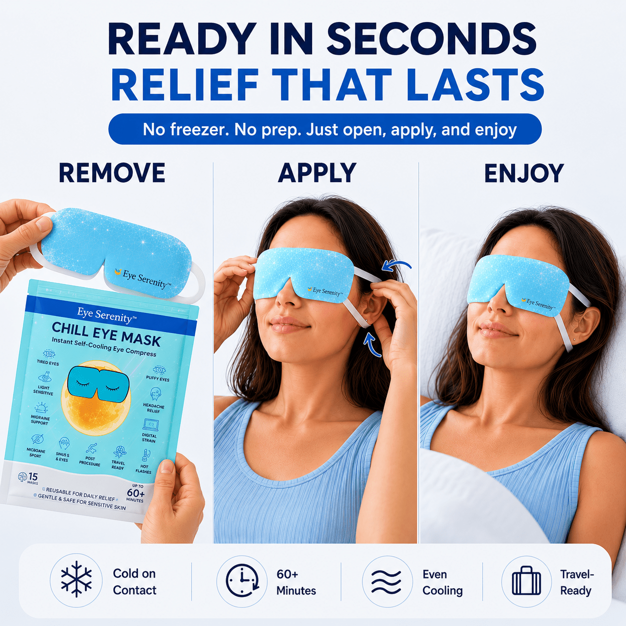 CHILL Self-Cooling Eye Mask