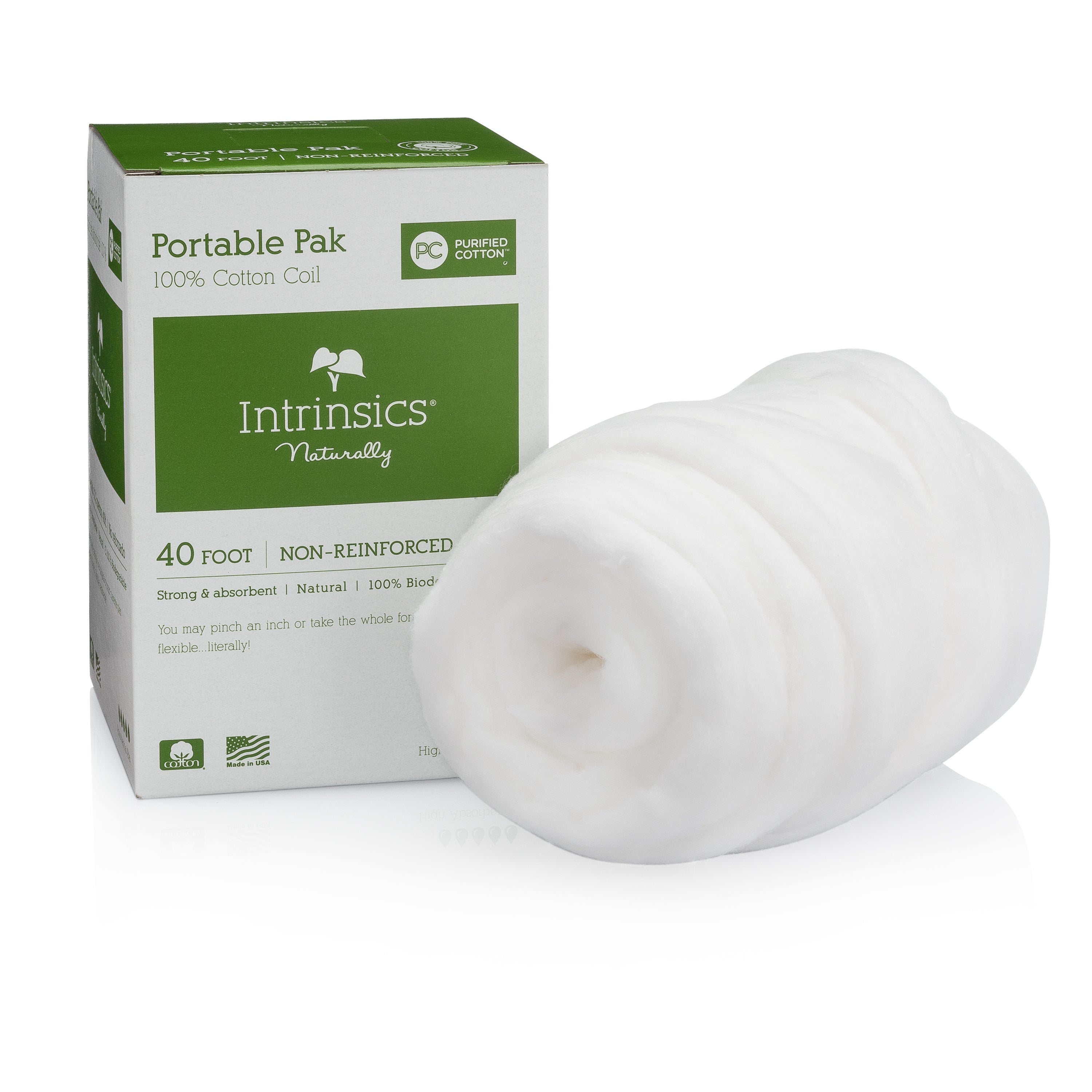 Intrinsics Portable Pak 100% Cotton Coil - 40 Feet