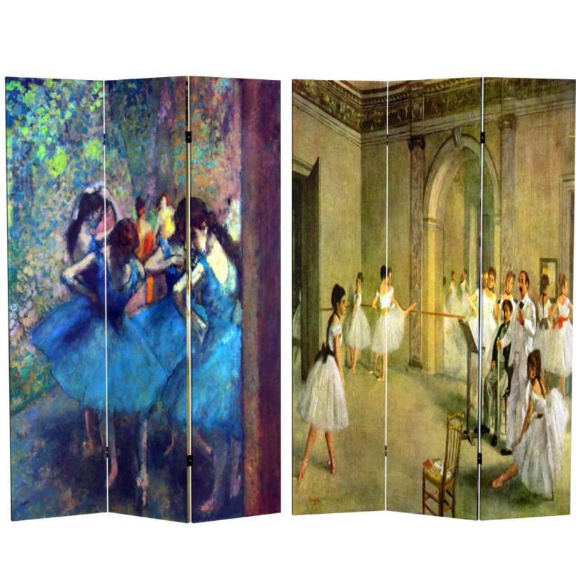 Degas' Dancers Art Print Screen (Canvas/Double Sided)