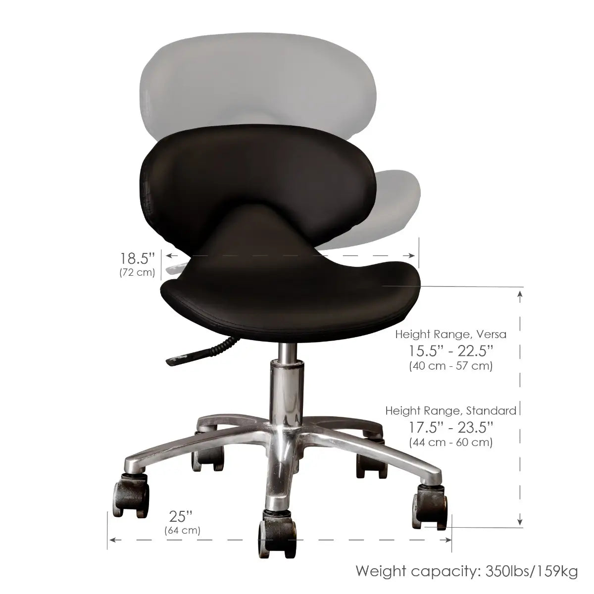 Earthlite Levitate Stool - Choice of 3 Height Ranges!