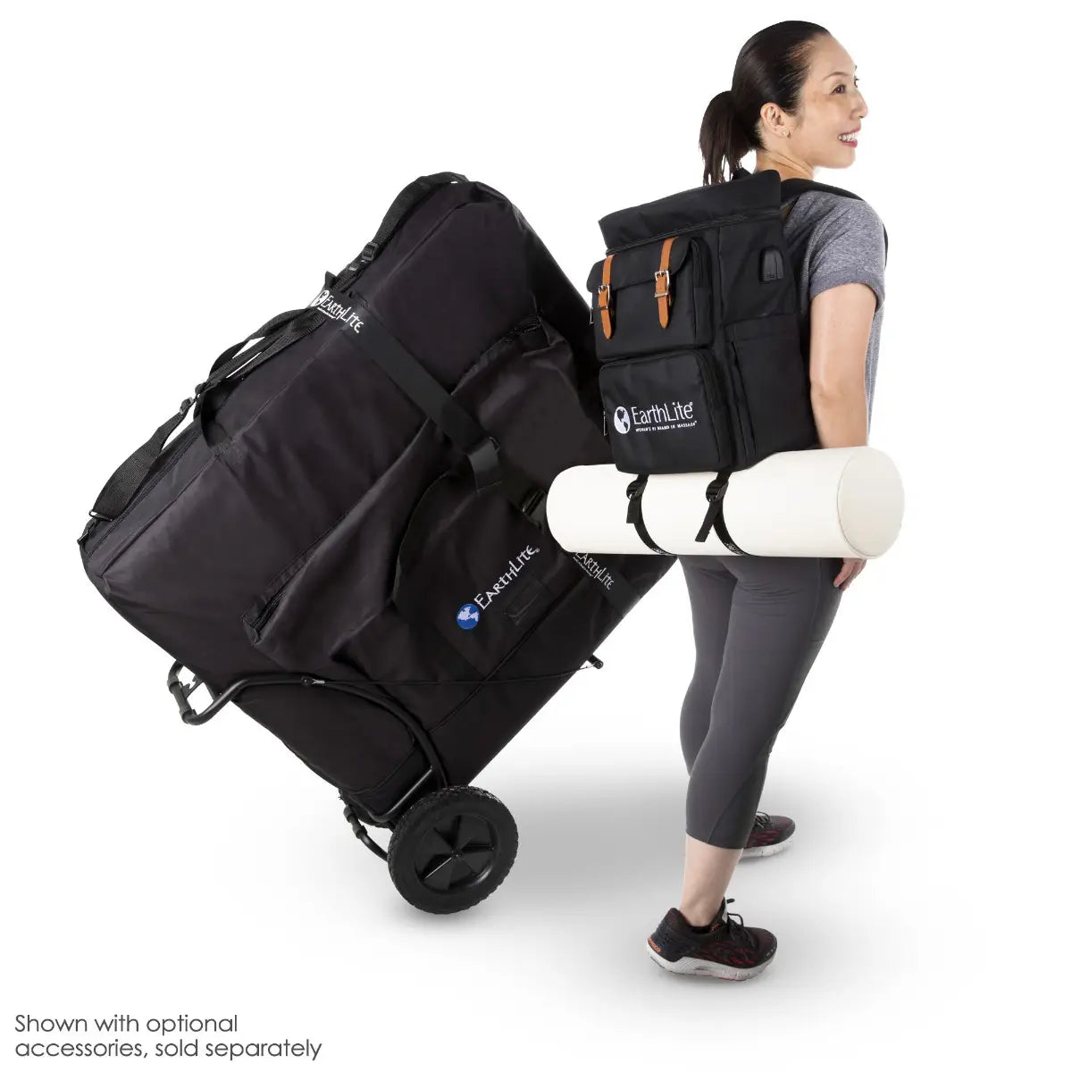 Earthlite LMT Go Pack - Travel Bag & Backpack for Massage Therapists