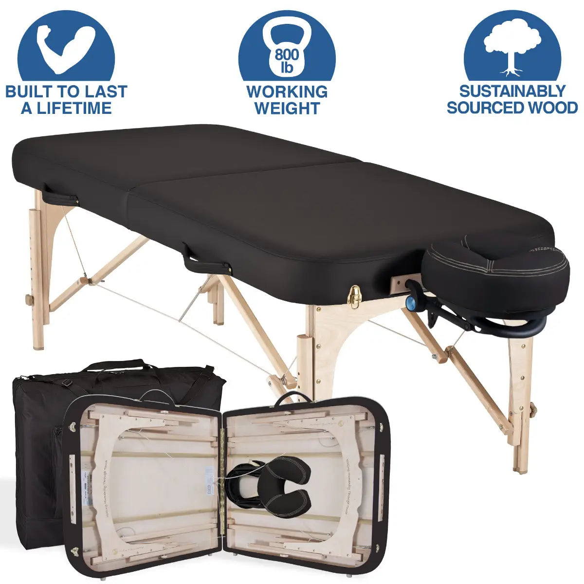 Earthlite Spirit Portable Massage Table Package