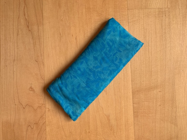 Soothing Eye Pillow - Flax Seed Filled with Batiked Cotton Cover