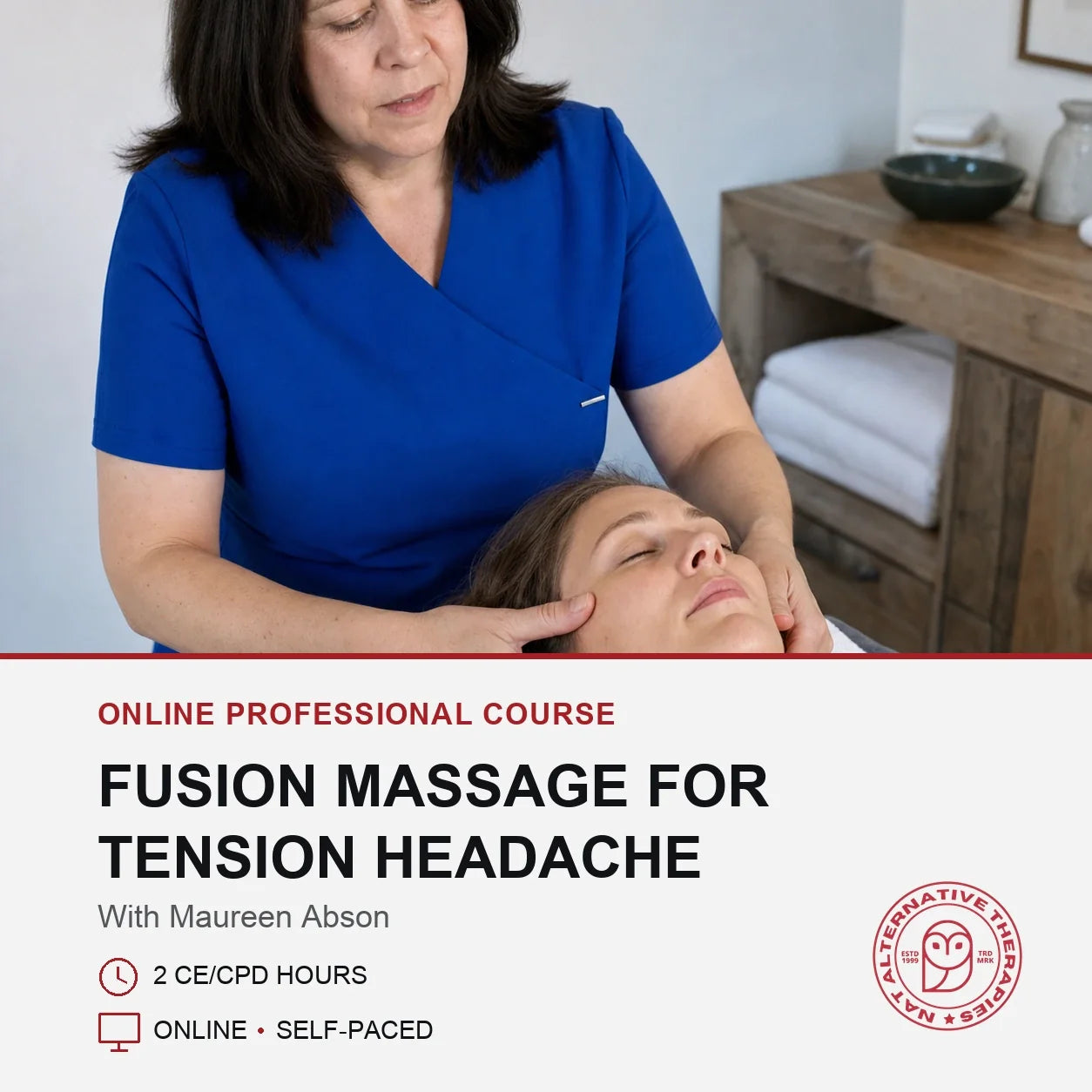 Fusion Massage for Tension Headache - NAT Certification Course (2 hrs)